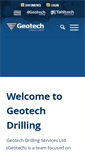 Mobile Screenshot of geotechdrilling.com